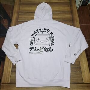 OffLine TV LS Light Purple Unisex Pullover Hoodie - Size Large